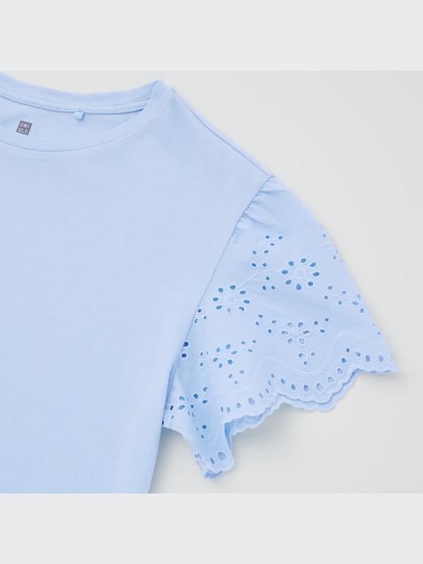 Lace Short-Sleeve T-Shirt