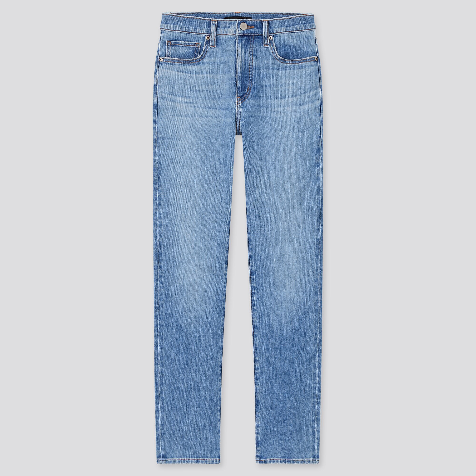 Women High Rise Slim Fit Straight Leg Jeans UNIQLO UK