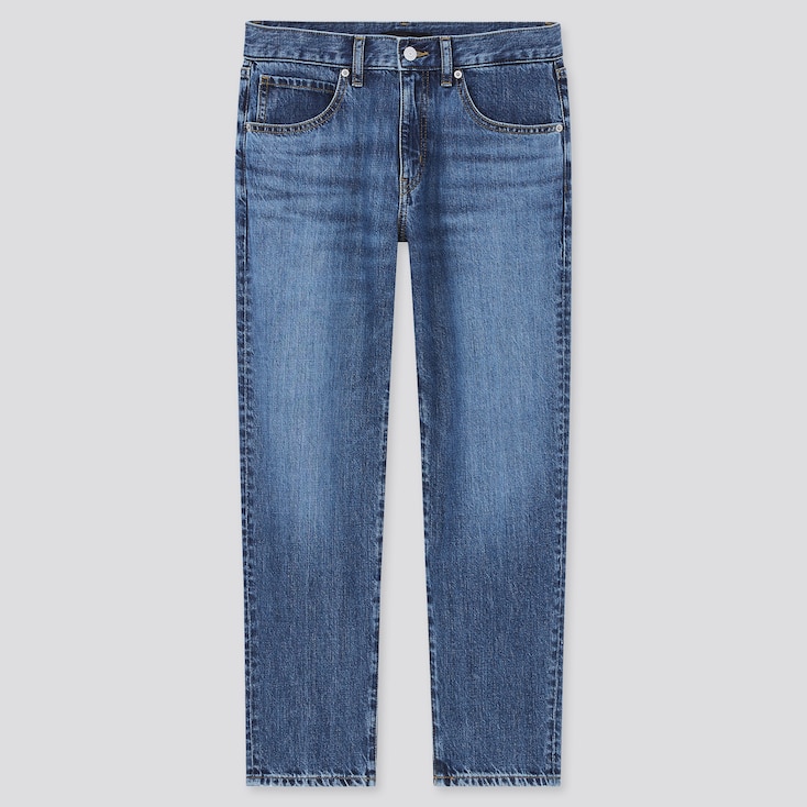 Women Mid Rise Relaxed Fit Tapered Jeans | UNIQLO UK