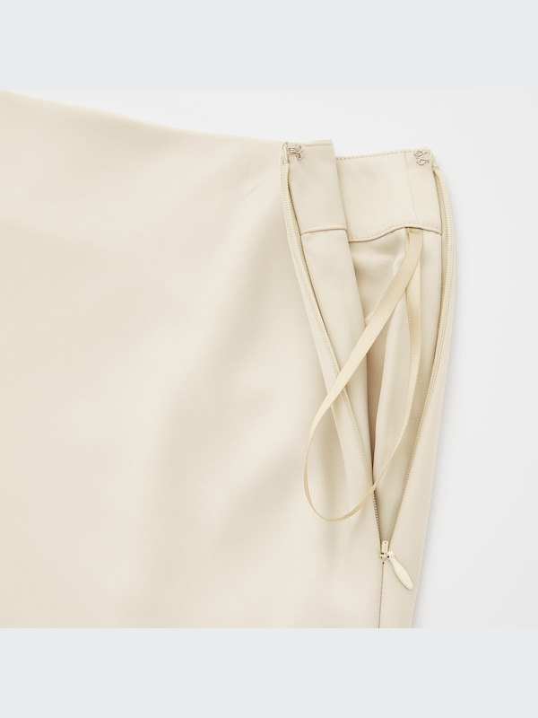 Satin Narrow Flare Skirt