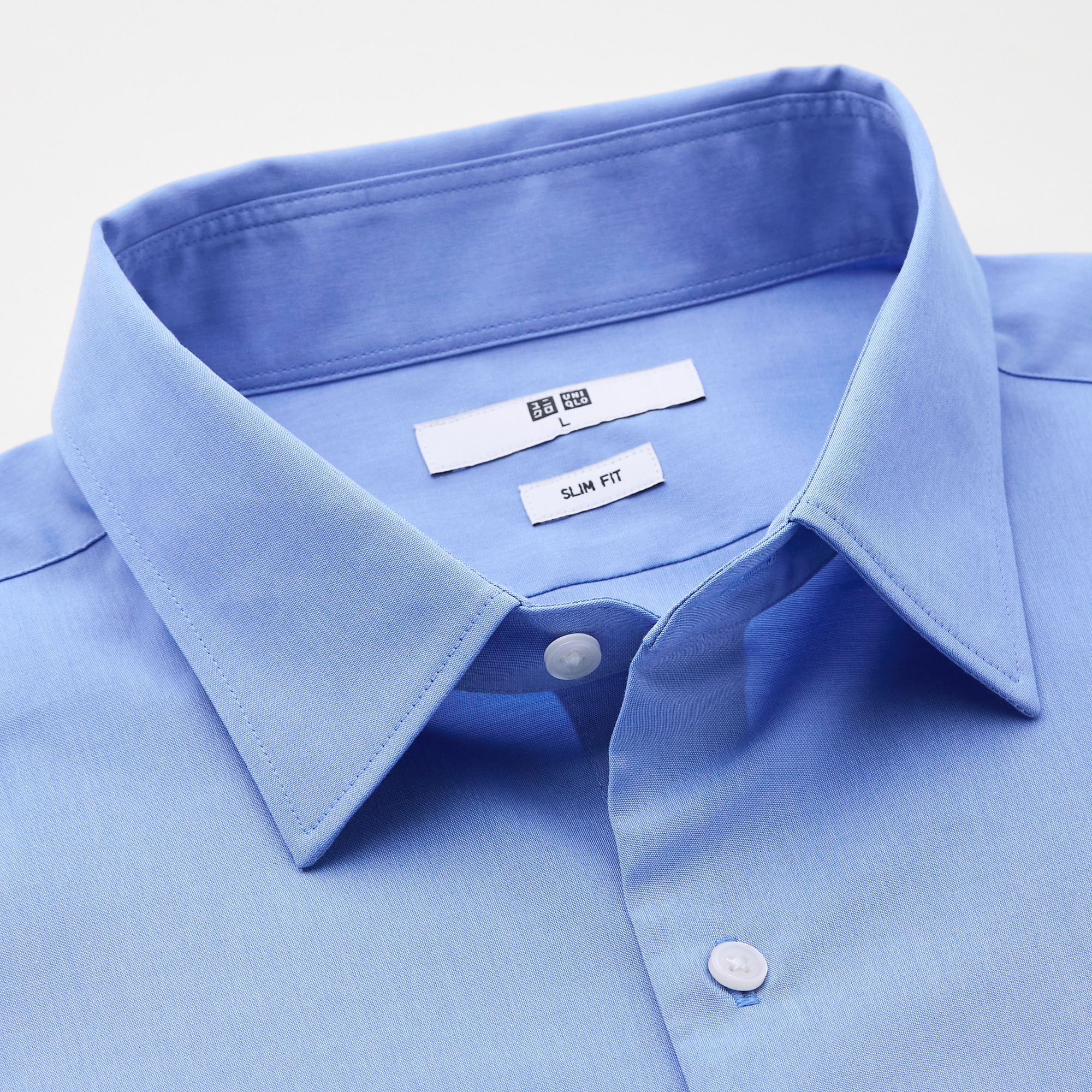 Men Easy Care Slim Fit Shirt (Regular Collar) | UNIQLO UK