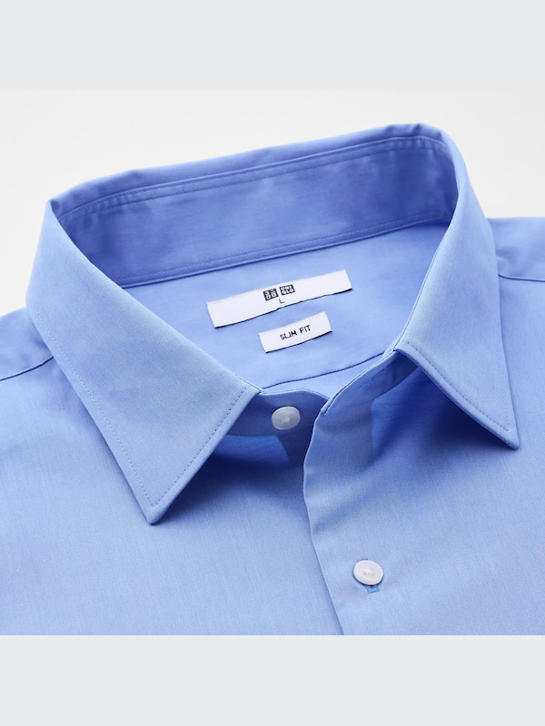Easy Care Stretch Slim-Fit Long-Sleeve Shirt