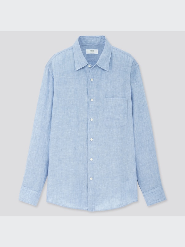 Premium Linen Long-Sleeve Shirt
