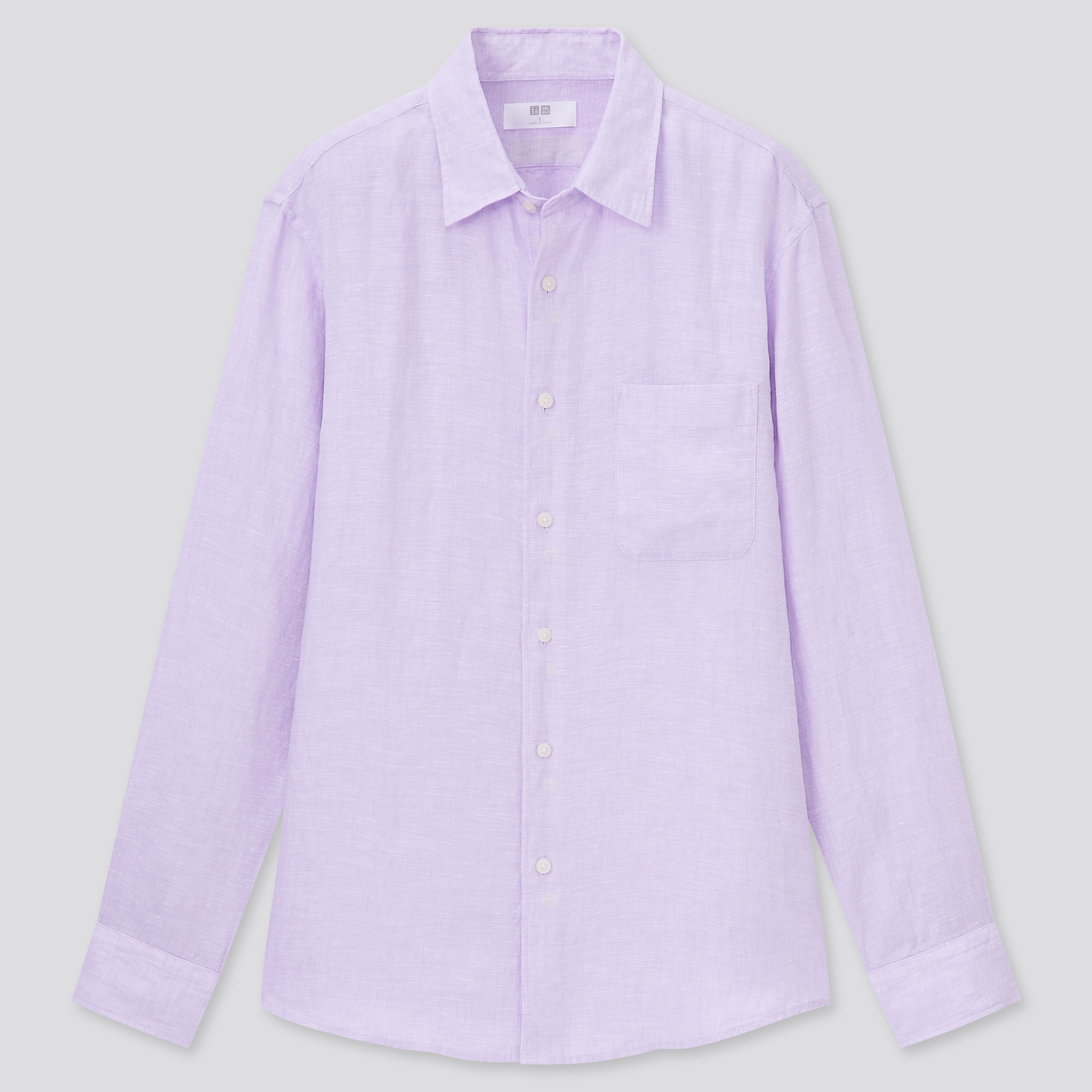 UNIQLO Premium Linen Long-Sleeve Shirt