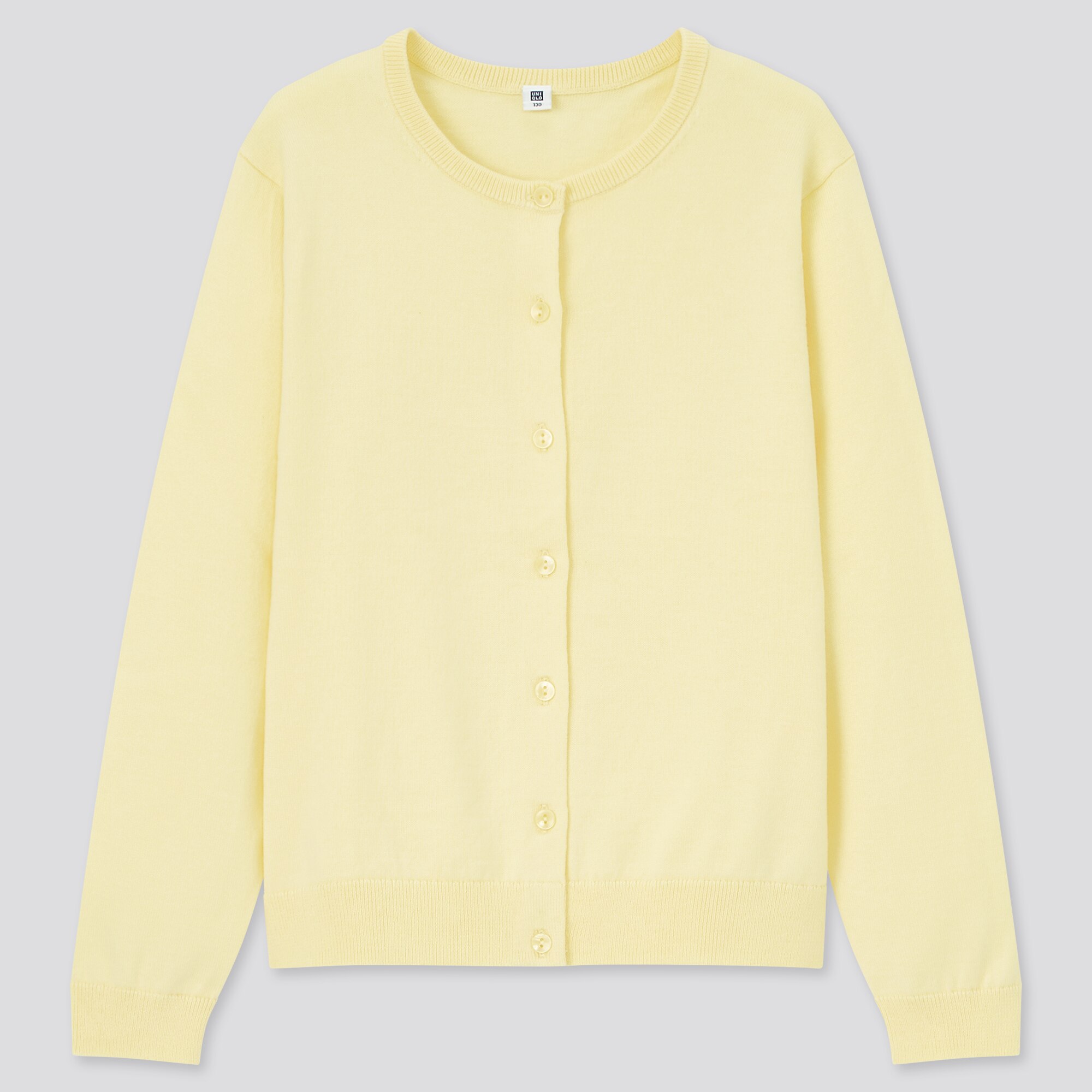 uniqlo yellow cardigan