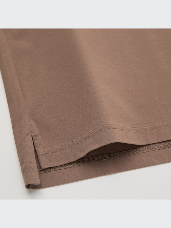 U AIRism Cotton Oversized Crew Neck T-Shirt