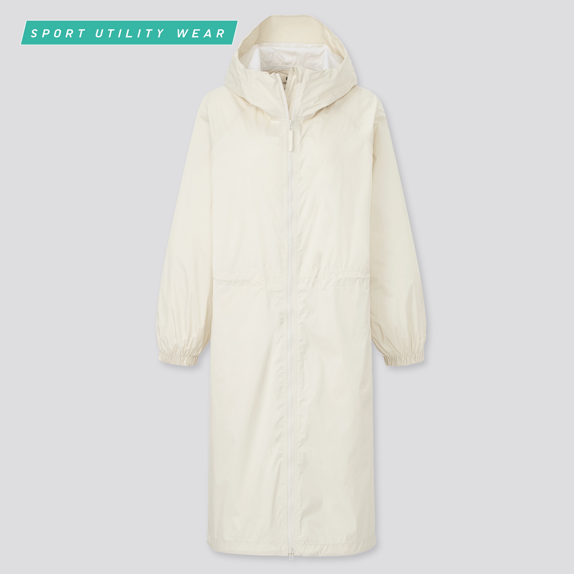 Light blocktech hooded coat Clearance