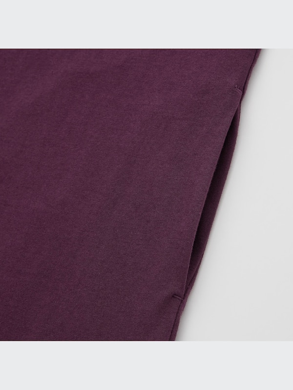 Smooth Cotton French Sleeve Long Dress