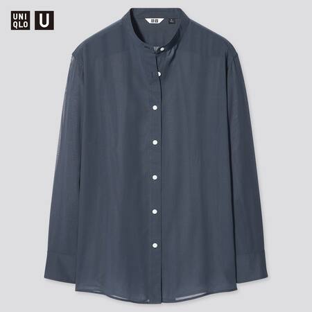 band collar uniqlo