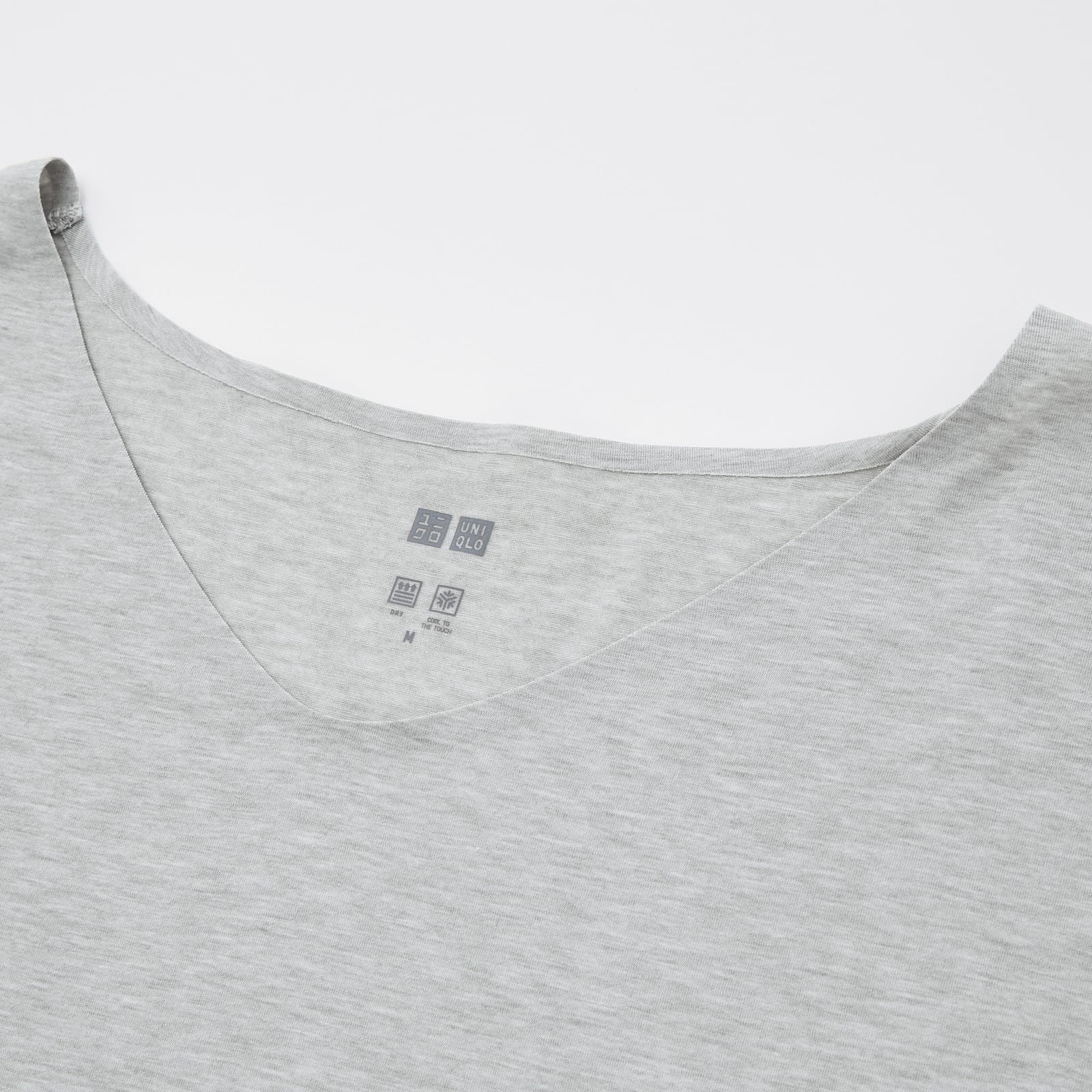 Uniqlo Airism Seamless V Neck Long T Shirt