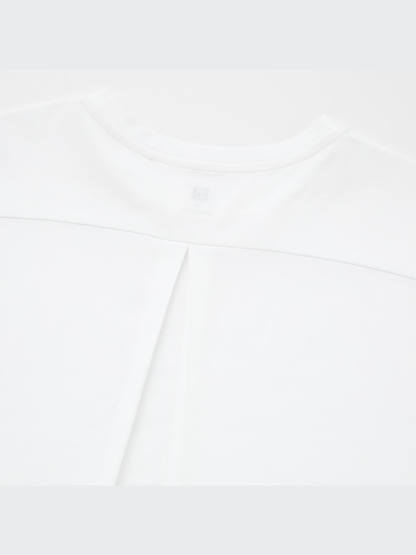 AIRism Cotton Crew Neck Short-Sleeve Tunic