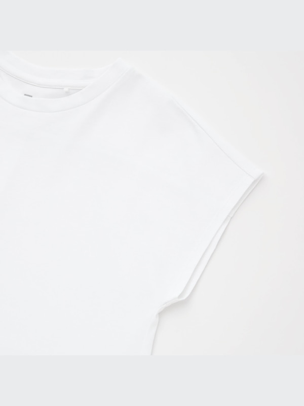 AIRism Cotton Crew Neck Short-Sleeve Tunic