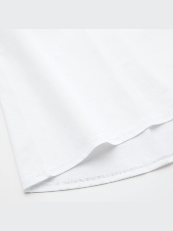 AIRism Cotton Crew Neck Short-Sleeve Tunic