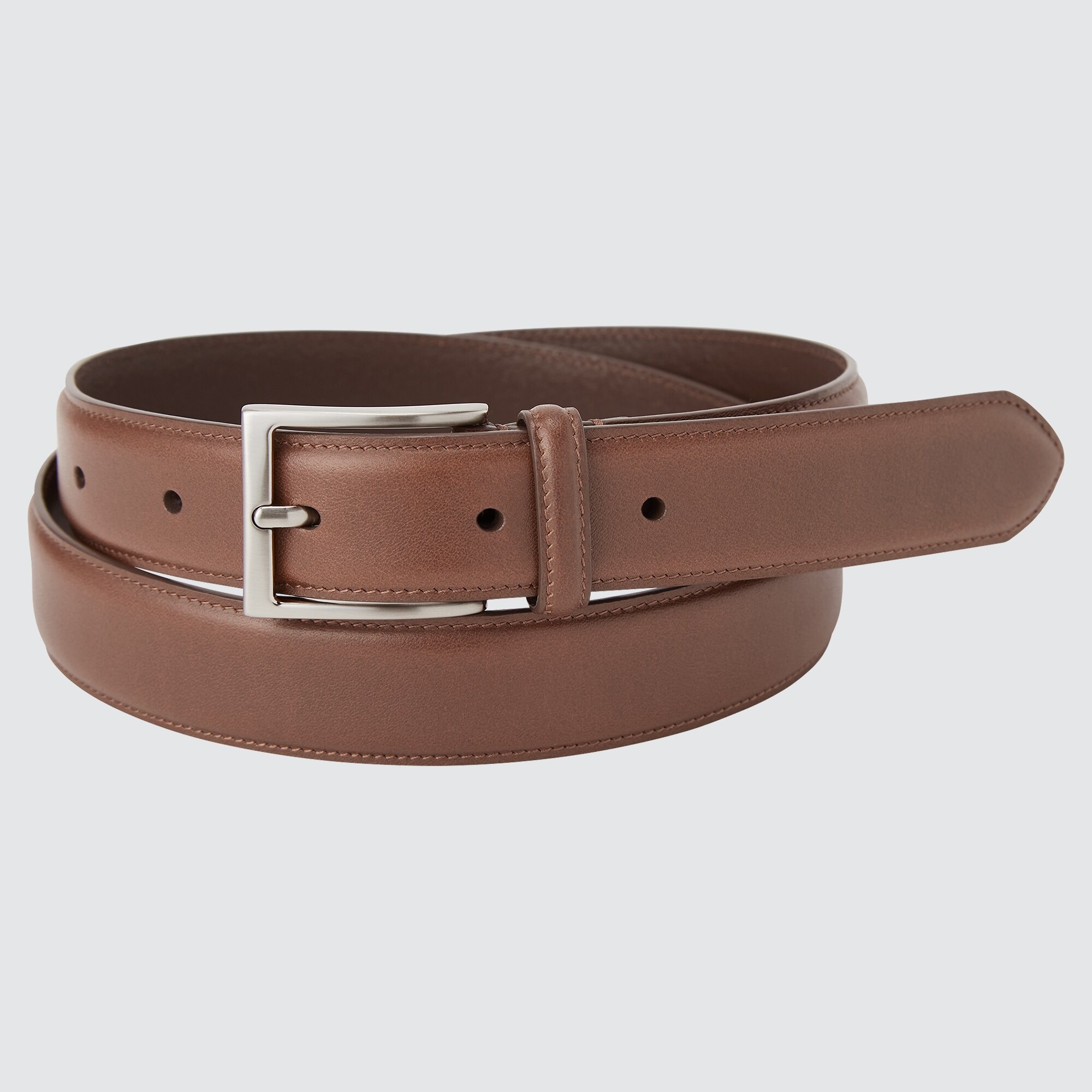 UNIQLO Italian Leather Stitched Belt | StyleHint