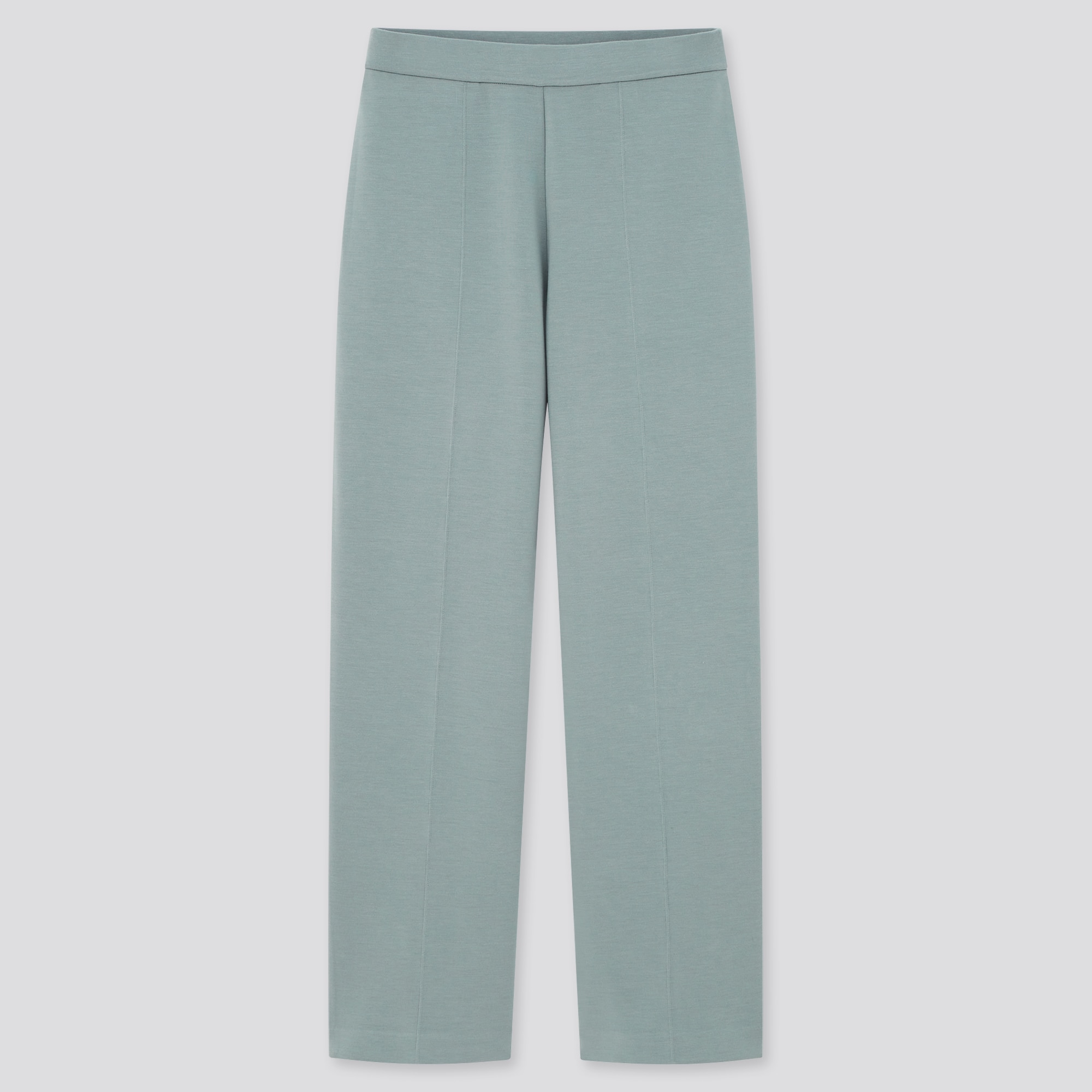 WOMEN'S STRETCH DOUBLE FACE TAPERED PANTS