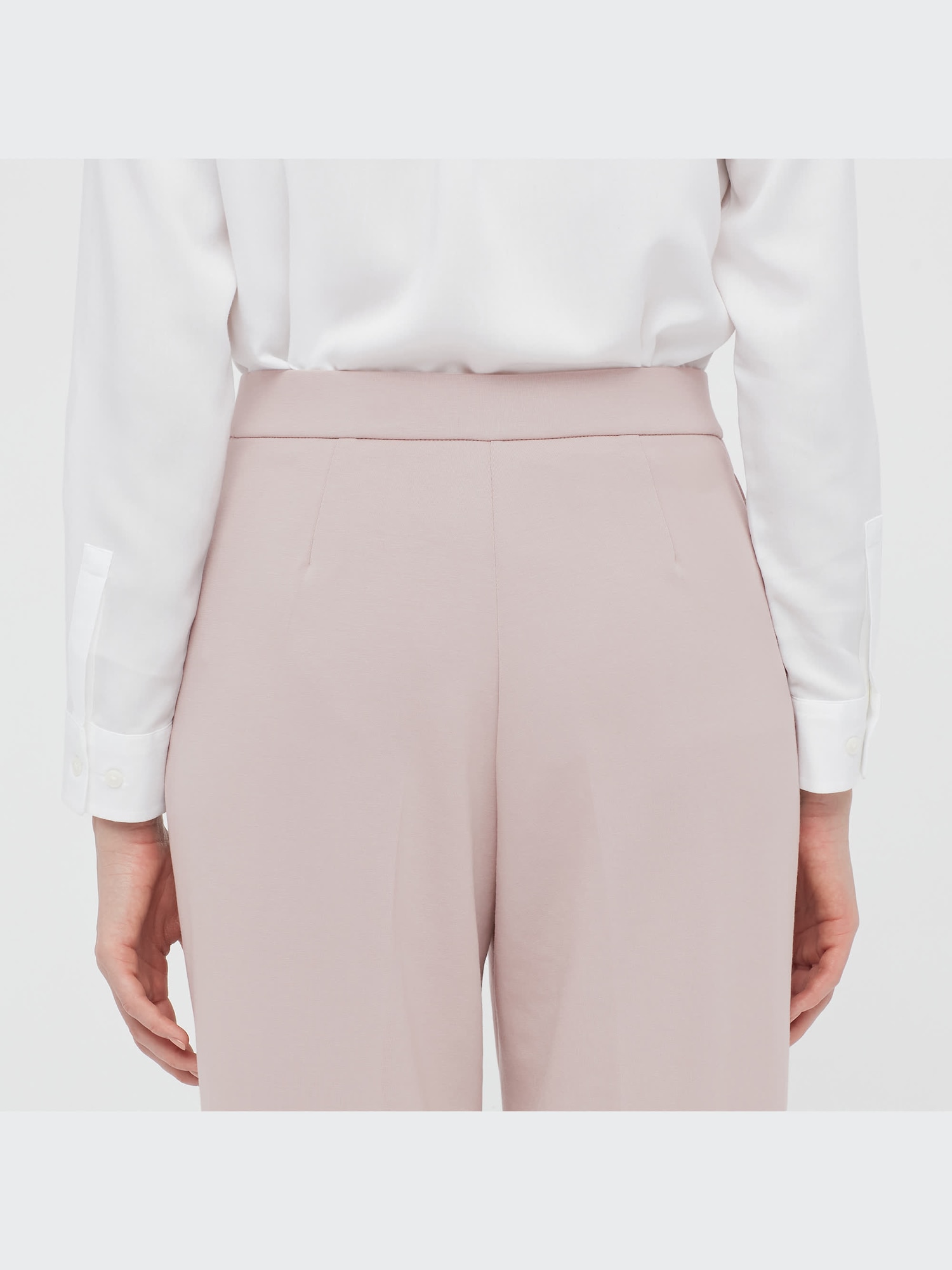 Stretch Double Face Straight Pants | UNIQLO US