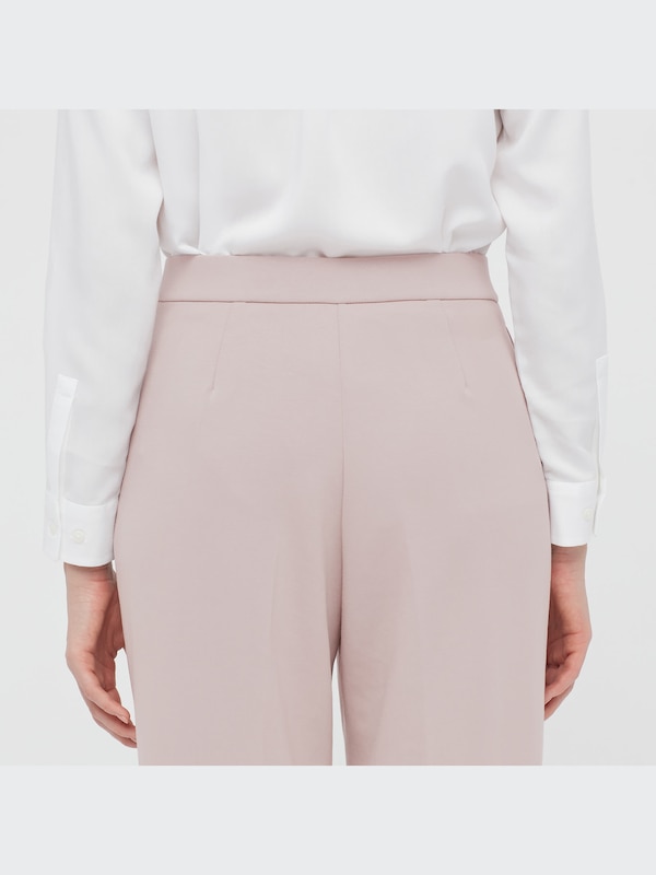 Stretch Double Face Straight Pants