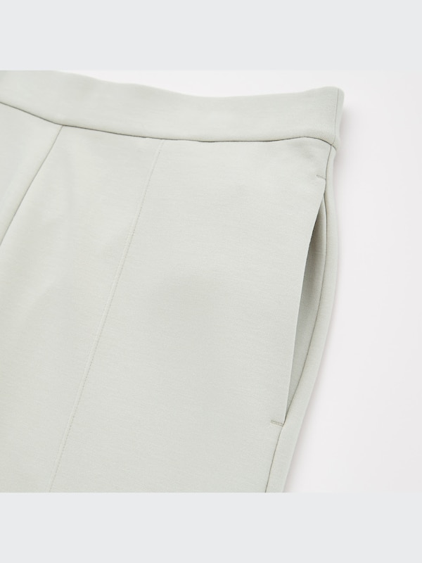 Stretch Double Face Straight Pants