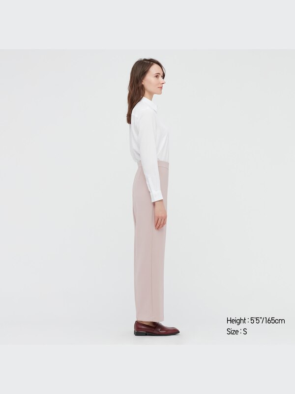 Stretch Double Face Straight Pants