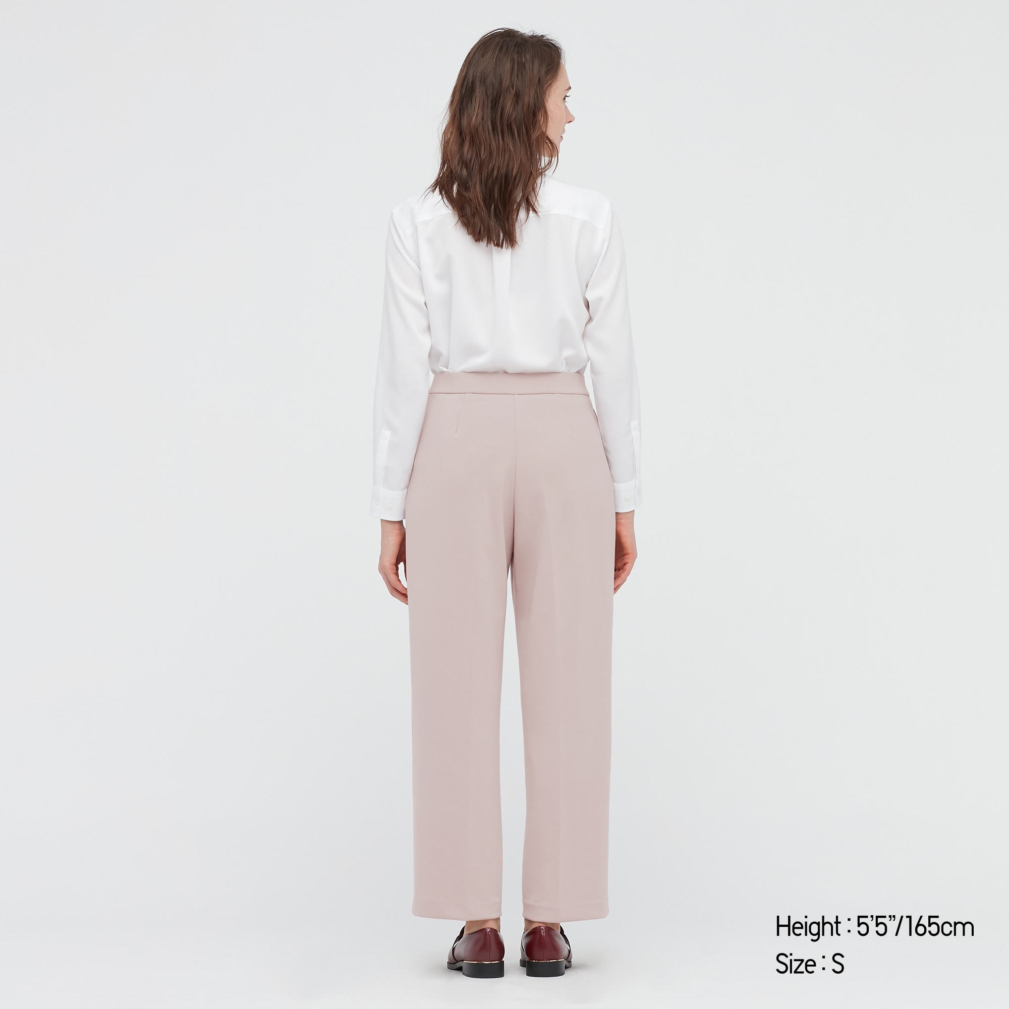 Stretch Double Face Straight Pants