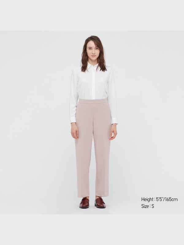 Stretch Double Face Straight Pants