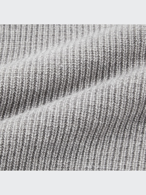 Washable Mid-Gauge Crew Neck Long-Sleeve Sweater