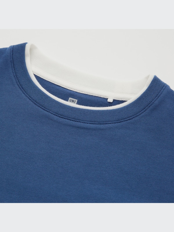 Layered Crew Neck Long-Sleeve T-Shirt