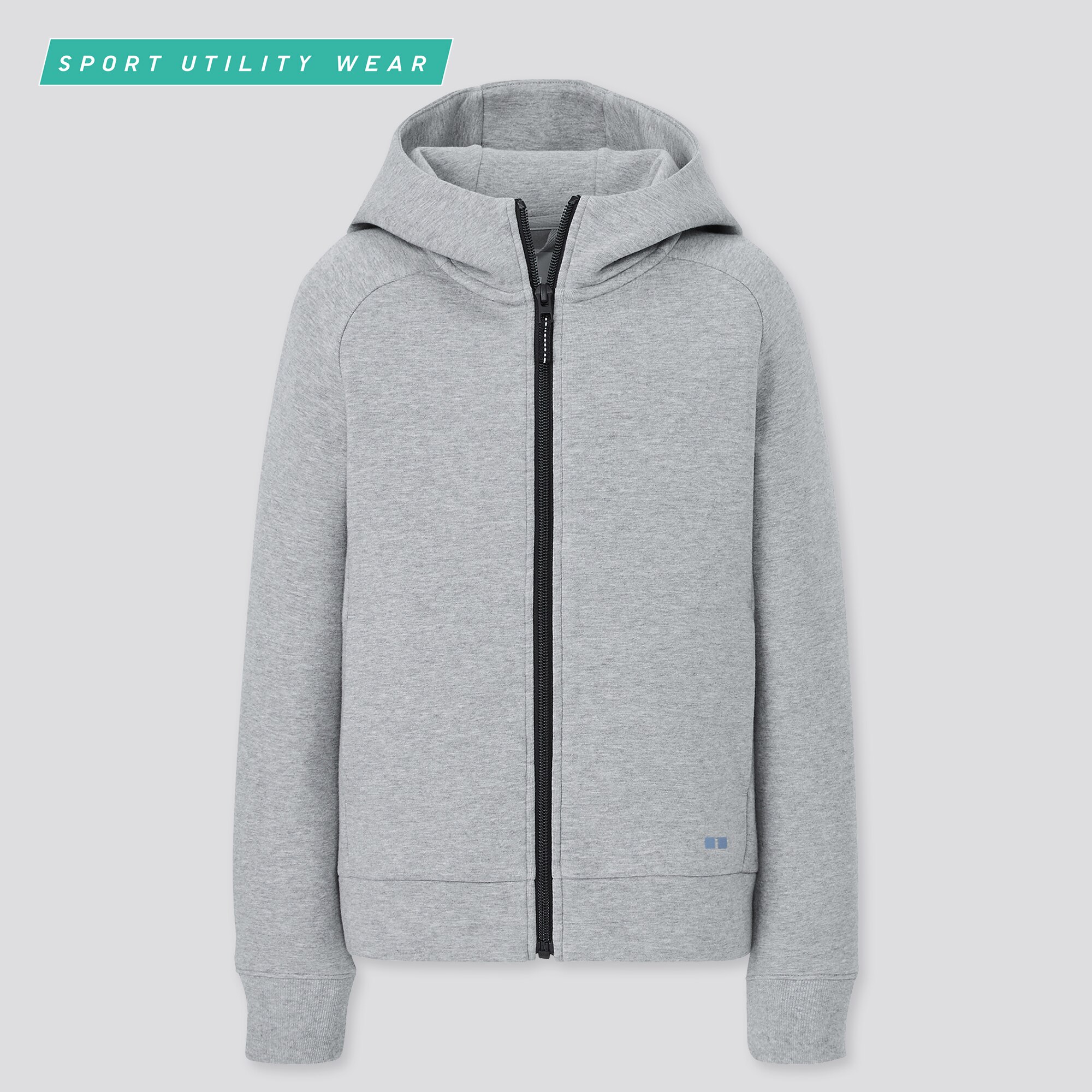 uniqlo dry stretch sweat full zip hoodie