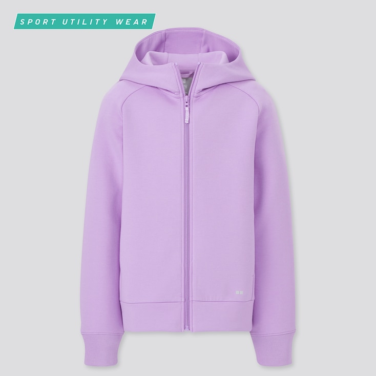 uniqlo dry stretch sweat full zip hoodie