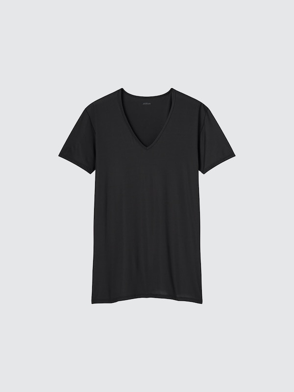 AIRism V-Neck Short-Sleeve T-Shirt (2021 Edition) | UNIQLO US