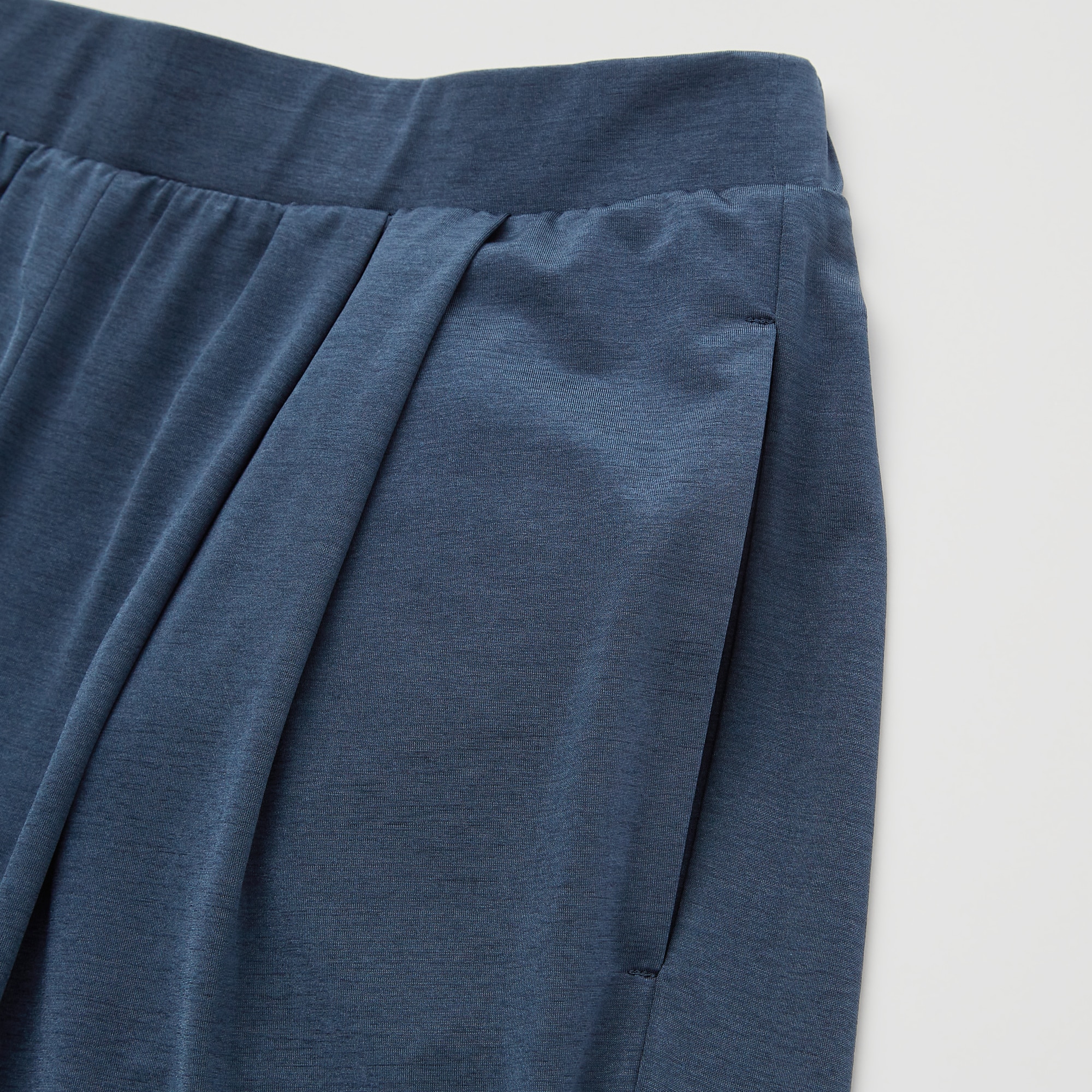 uniqlo satin jersey wide straight pants