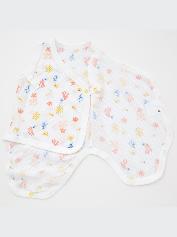 Cotton Mesh Sleeveless Inner Bodysuit (Set of 2)