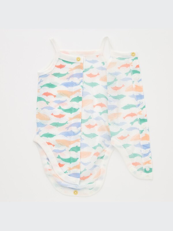 Cotton Mesh Inner Bodysuit (Set of 2)