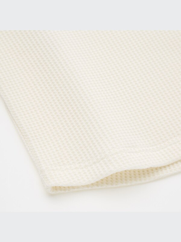 Waffle Crew Neck Long-Sleeve T-Shirt