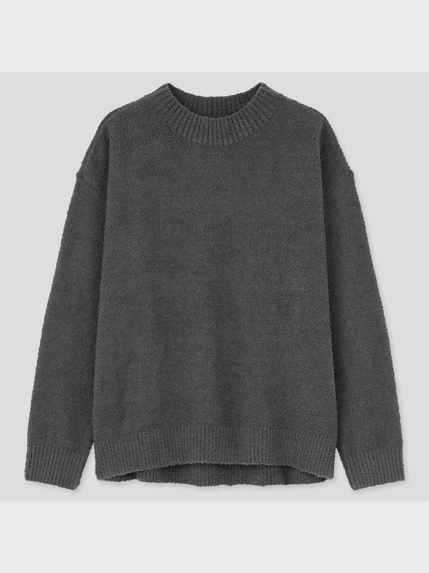 Fluffy Soft Mock Neck Sweater UNIQLO US