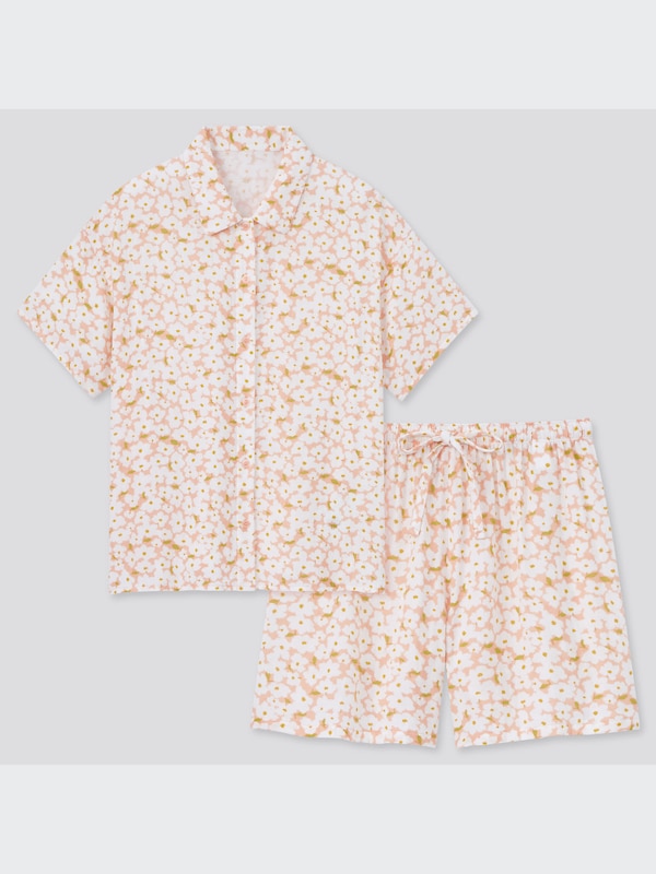 Joy of Print Gauze Short-Sleeve Pajamas