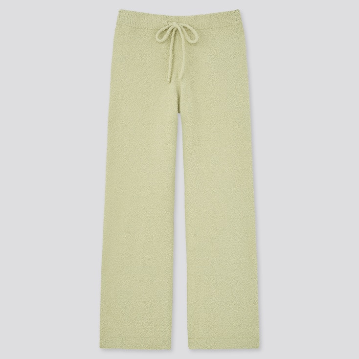 WOMEN FLUFFY SOFT STRAIGHT PANTS UNIQLO US