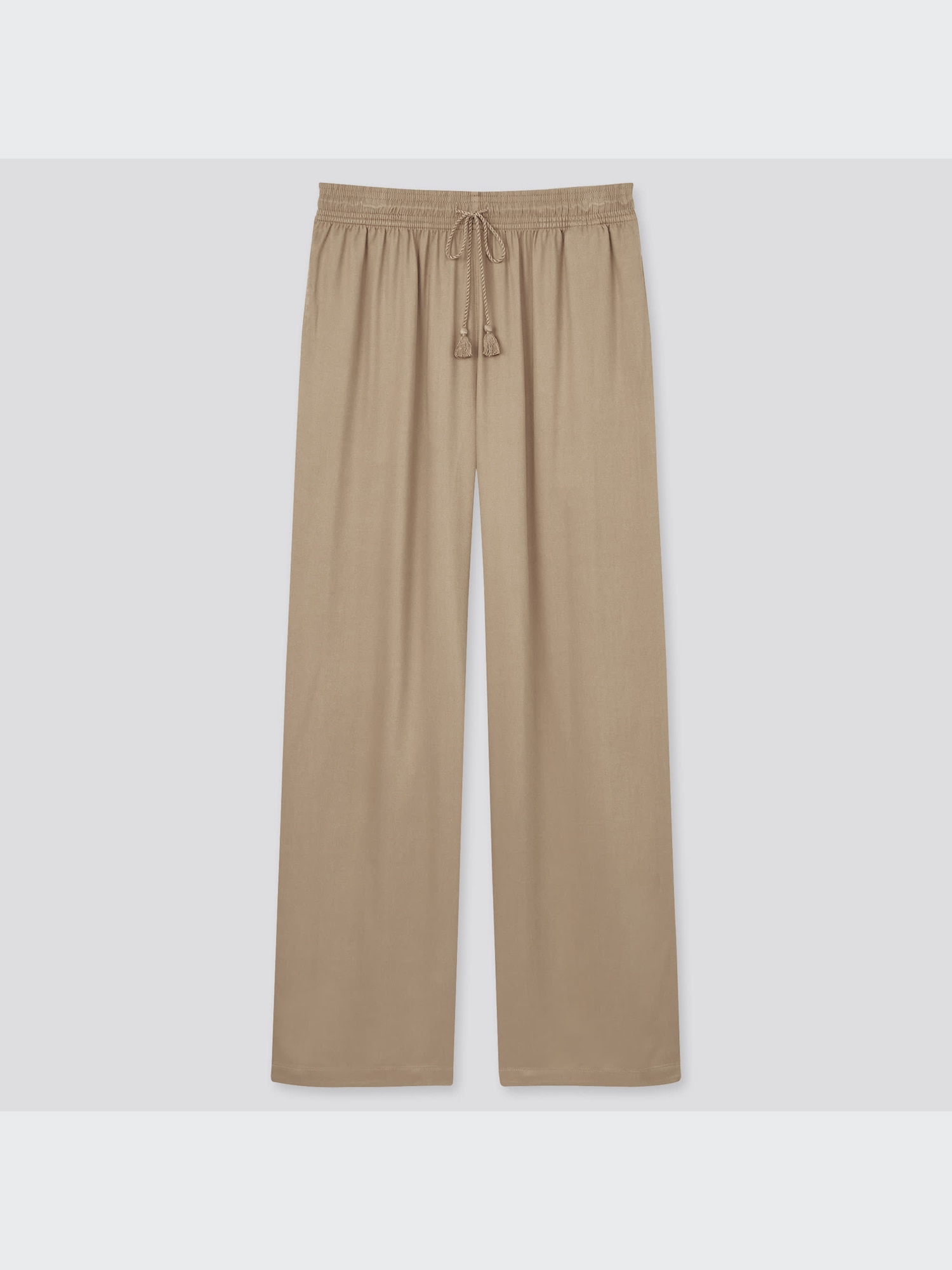 Satin Drape Straight Pants UNIQLO US