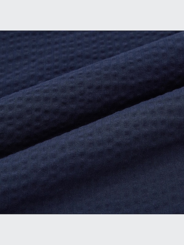 Cotton Relaco Seersucker 3/4 Shorts