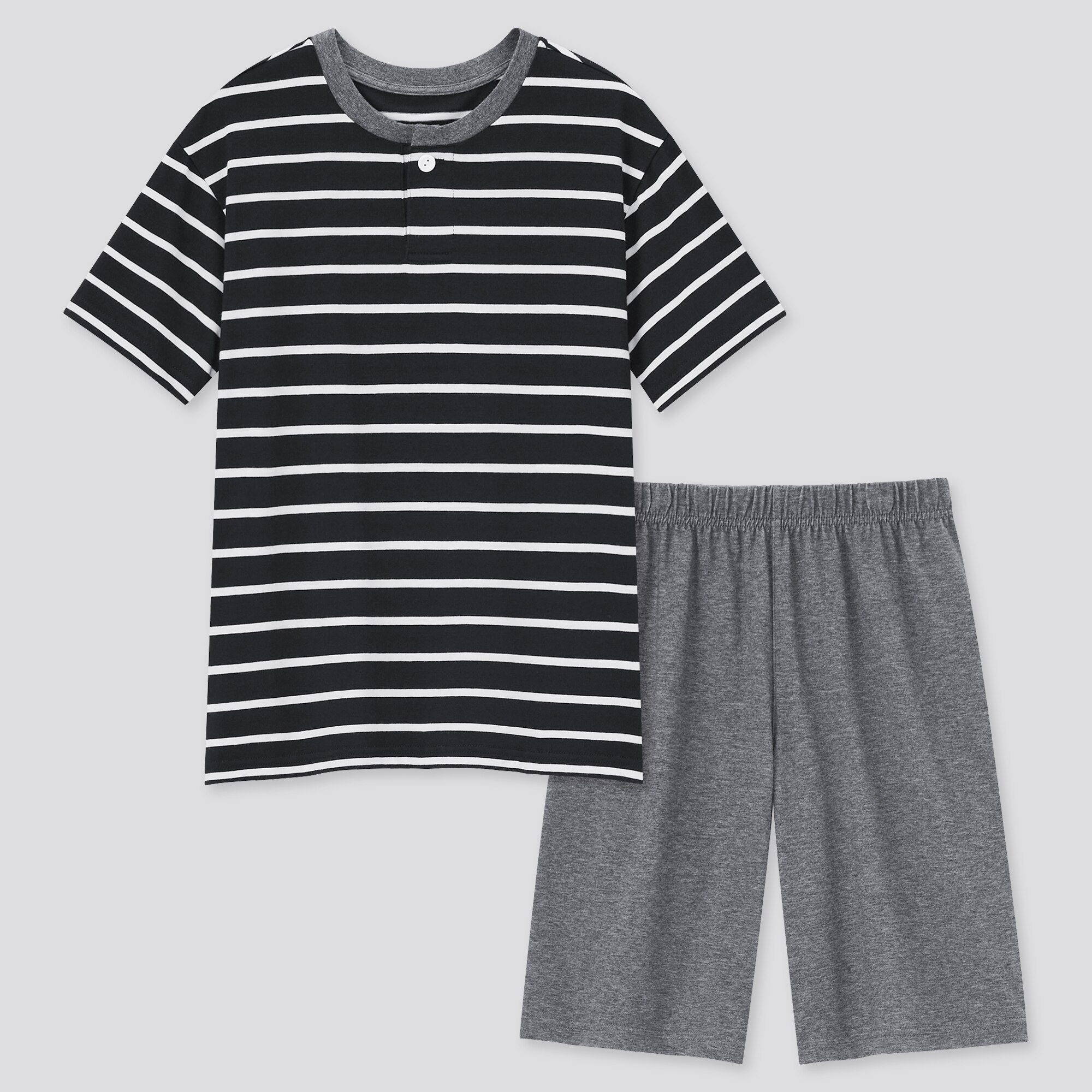  Kids  AIRism Cotton Blend Short Sleeve Set UNIQLO  UK