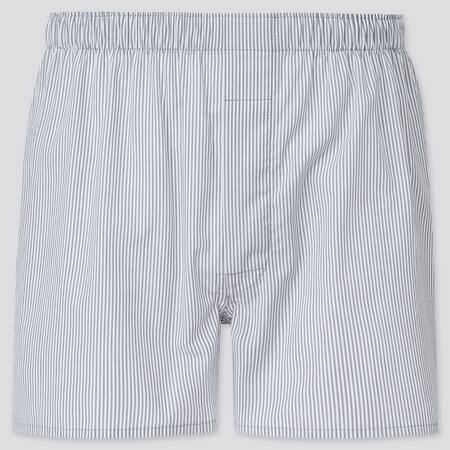 Men Woven Striped Boxer Shorts