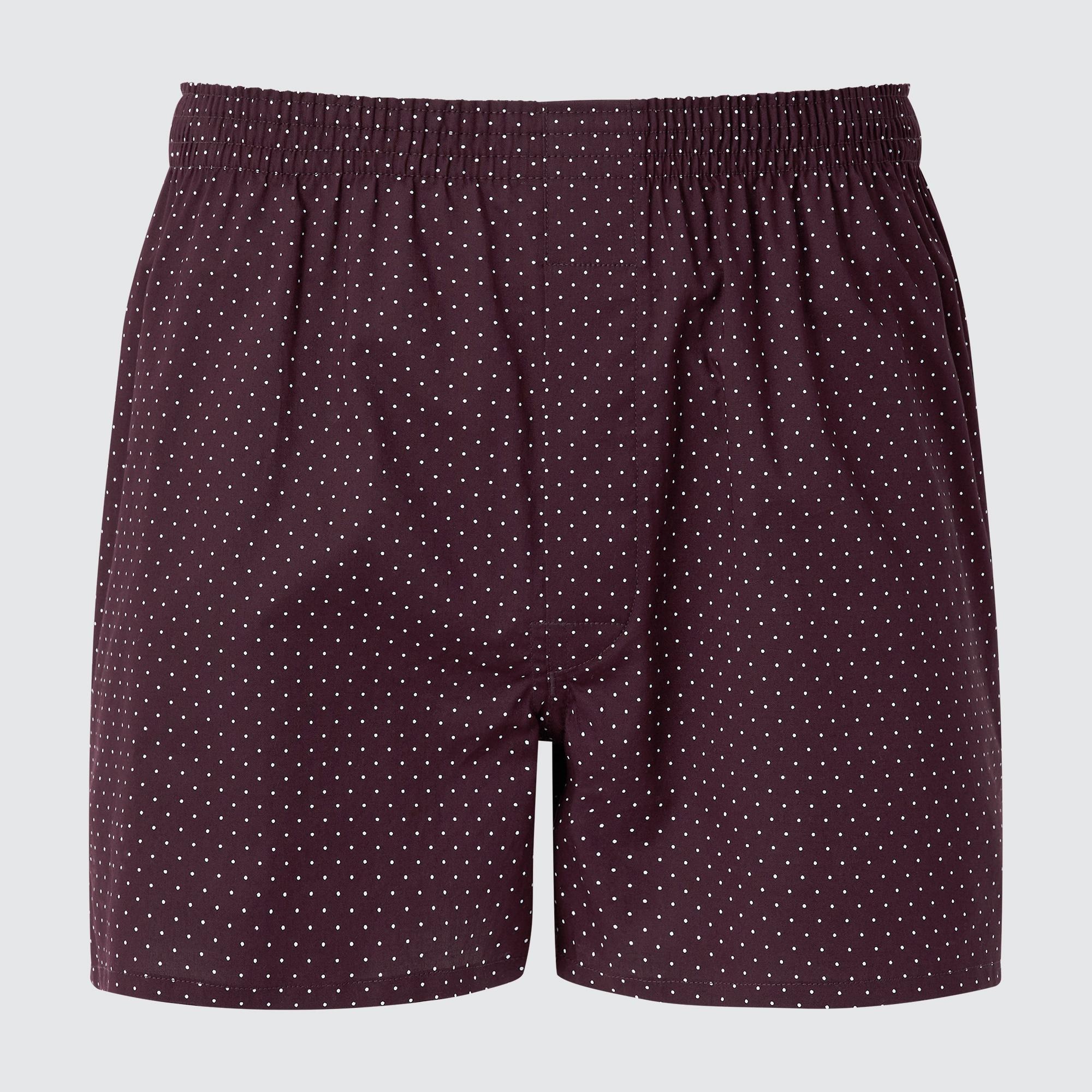 Uniqlo Men Woven Boxer Shorts (Blue) 