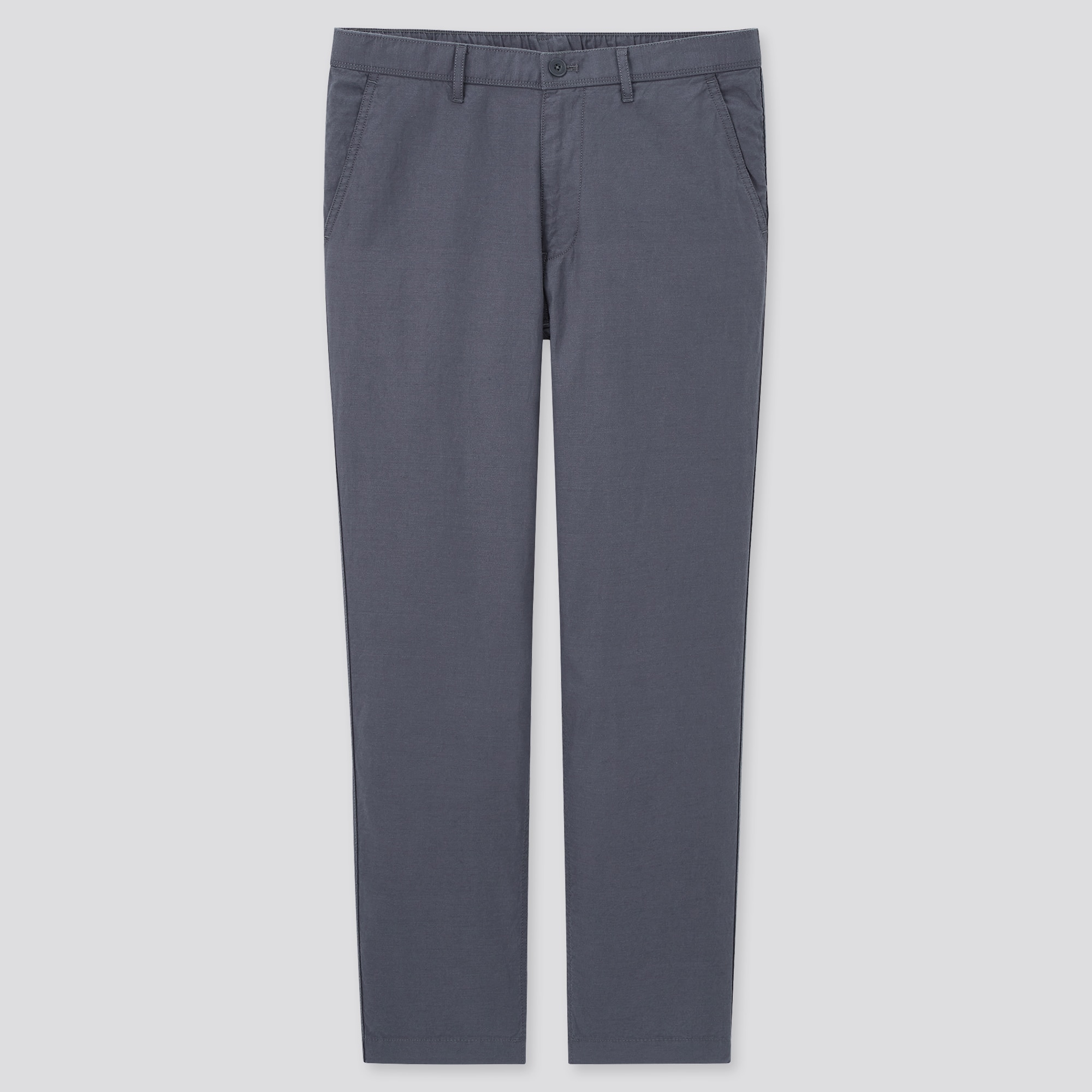 UNIQLO men cotton linen relax pants Mens Fashion Bottoms Trousers on  Carousell
