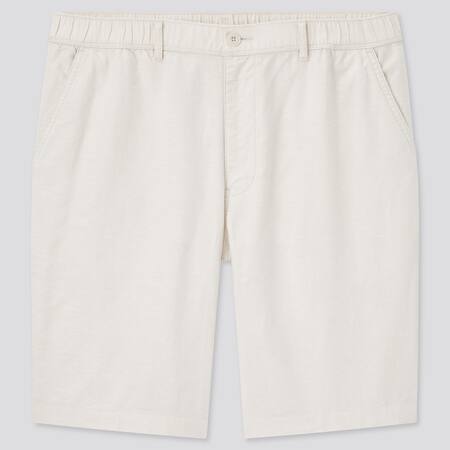 Men Linen Blend Shorts