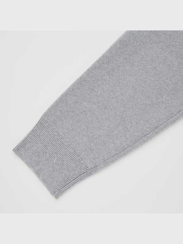 Washable Stretch Crew Neck Long-Sleeve Sweater