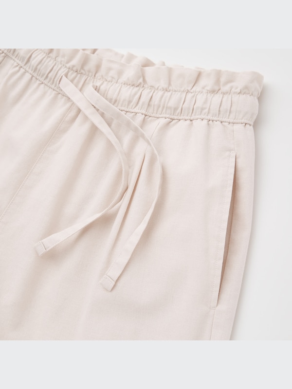 Cotton-Linen Relaxed Shorts