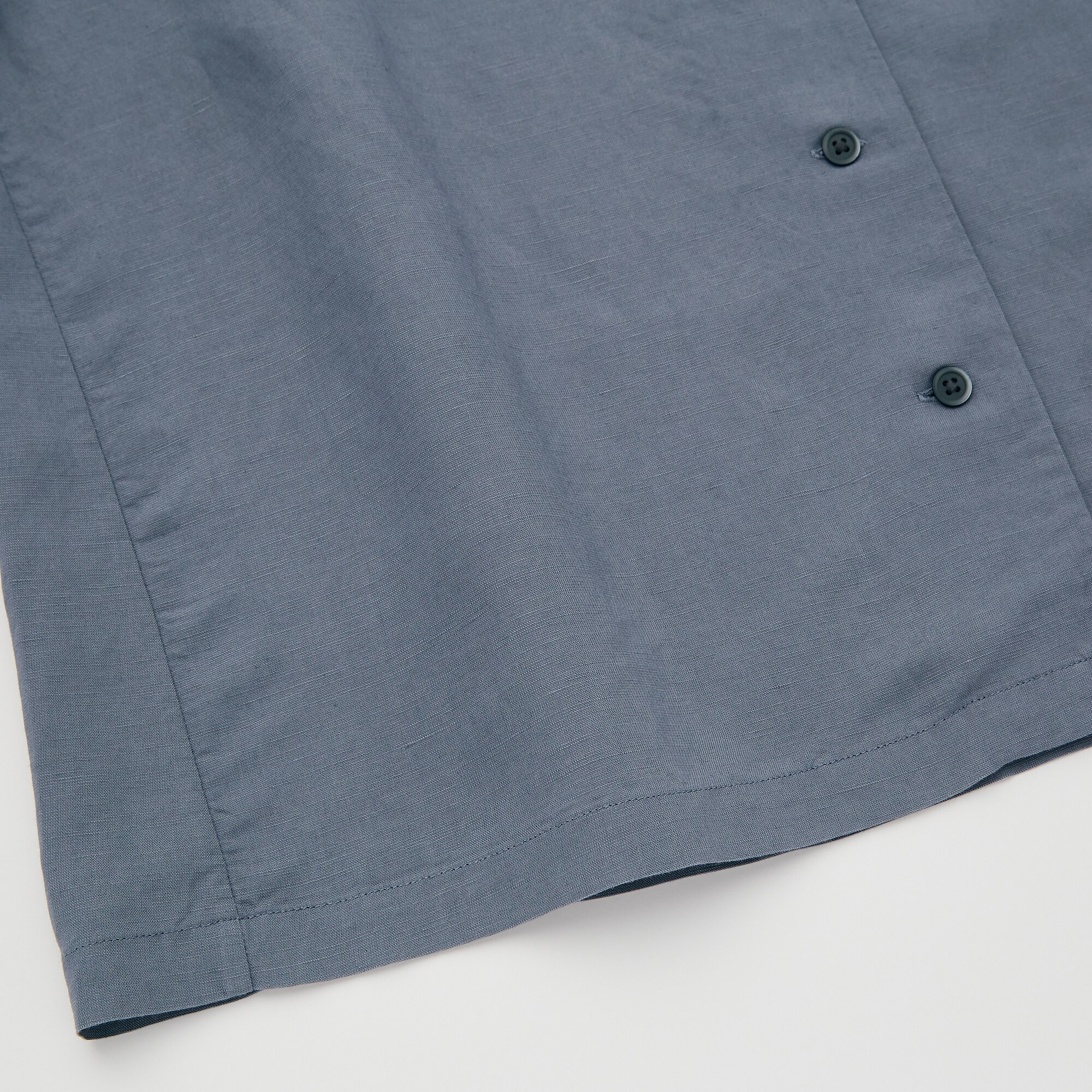 WOMEN'S LINEN BLEND SHORT SLEEVE SHIRT 