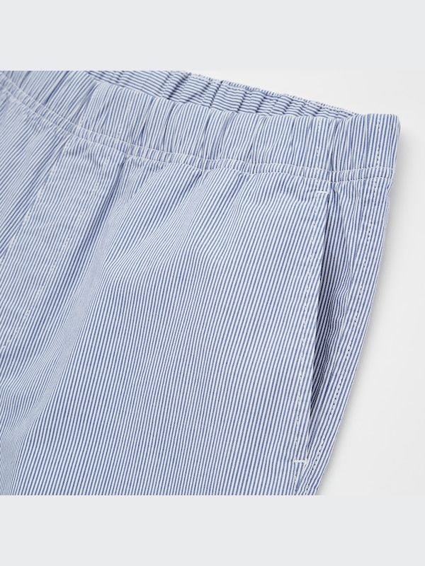 Cotton Relaxed Ankle Pants
