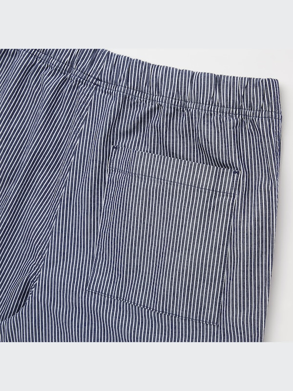 Cotton Relaxed Ankle Pants