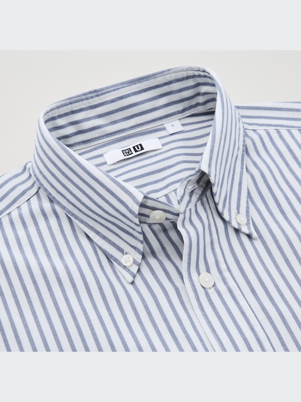 U Wide-Fit Striped Long-Sleeve Shirt